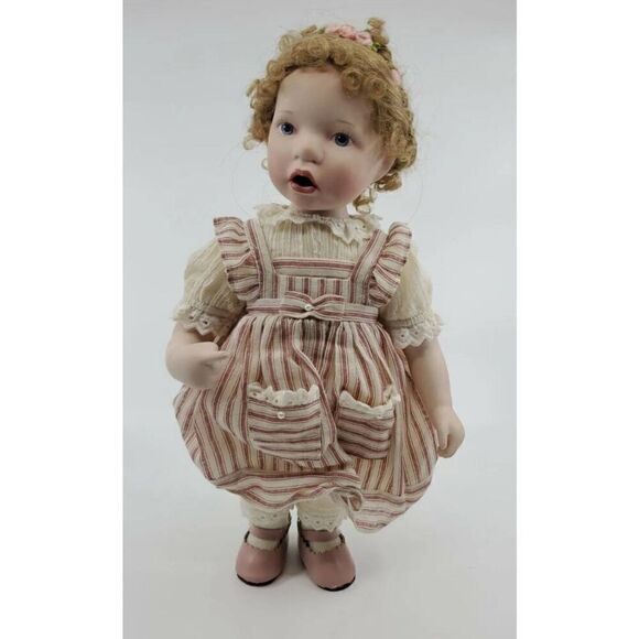 Vintage MBI (Danbury Mint) Porcelain Doll - Picture 1 of 4